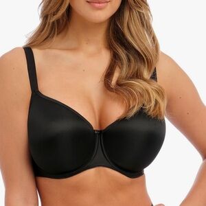 Fantasie Smoothing Balcony Bra - Black - 30DD